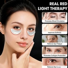 Electric Eye Massager Red Light Therapy For Dark Circles Eye Bags and Puffiness