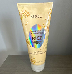 SOQU Rice Cleansing Foam Moisturizing Brightening 200 ml / 6.76 fl oz