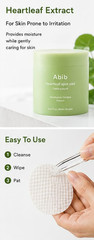 Abib Heartleaf Spot Pad 150ml 80 Pads Moisture Toner Pad Korean Skincare