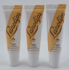 Lanolips 101 Ointment Multi-Balm Coconutter 0.105oz Mini Travel Lot of 3 New