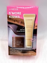 Laneige S’More Kisses Set VANILLA Lip Glowy Balm CHOCOLATE Mask BNIB Lmtd Edtn