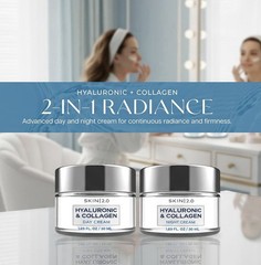 Skin 2.0 Hyaluronic Acid Collagen – Day Night Cream Set – 2x50ml – Anti Aging