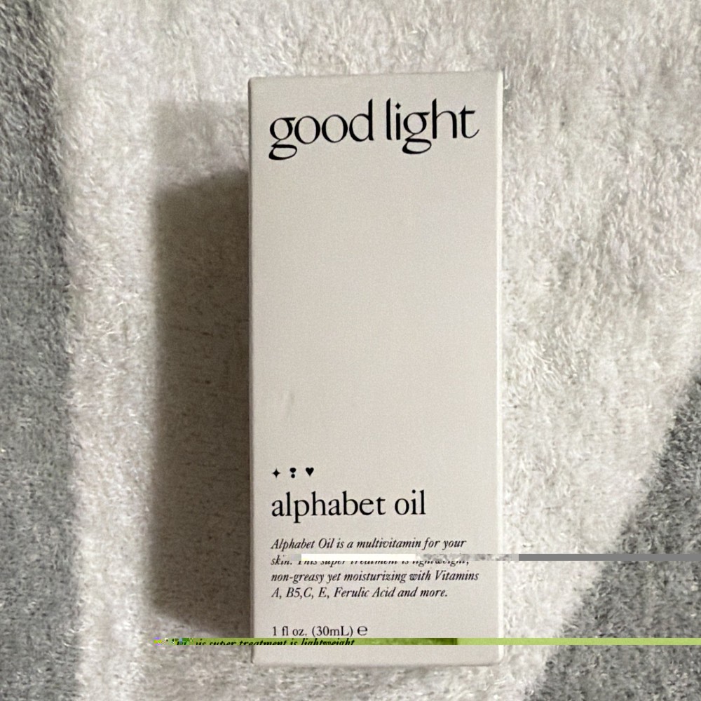 good light Alphabet Oil Face/Neck/Chest/Hand Moisturizer 1 fl oz / 30 mL
