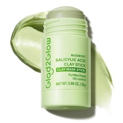 Glad2Glow Mugwort Clay Stick Mask, Face 0.88 Ounce (Pack of 1),