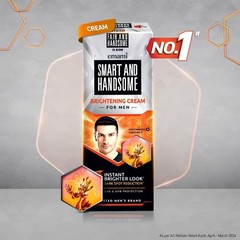 Smart And Handsome Radiance Face Cream Men 60g Pack of 4 Bright Look