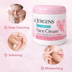 3 Pack Jergens All Purpose Face Cream 15 oz Each | Deep Cleansing Facial Cream