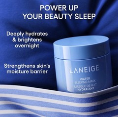 Laneige water Sleeping Mask Hydrate Brighten Soften 2.3 oz New & Sealed