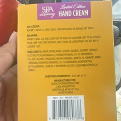 SPA Luxury Limited Edition Hand Cream Set Brazilian Flora Brazilian Sol 1.4 fl …