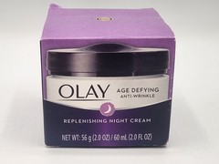 Olay Age Defying Night Cream Replenish Skin Moisture Anti Wrinkle Anti Line 2oz