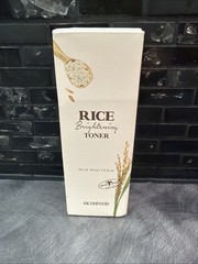 SKINFOOD Rice Brightening Toner New In Box 5.41FL Vegan Skincare Made In Korea