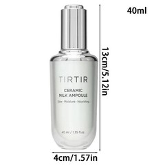 TirTir Ceramic Milk Ampoule, 1.35 Fluid Ounce / 40ml