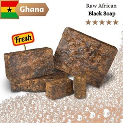 Raw African Black Soap Fresh Premium Quality Unrefined From Ghana Wholesale Bulk