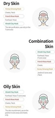 Atomy Absolute Mask Wash Off Series Hinoki French Ginseng 3 Types 50ml