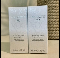 DECORTÉ AQ Brightening Emulsion & Lotion Duo —Travel Size 50ml (Each)