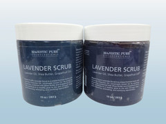 MAJESTIC PURE LAVENDER SCRUB 10 OZ LOT OF 2