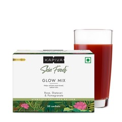 Kapiva Skin Foods Glow Mix Collagen Powder (30 Sachet) Ayurvedic Skin Supplement