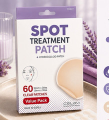 celavi Hydrocolloid Clear Spot Treatment Patches Value Pack 60 (0.4/0.5in)