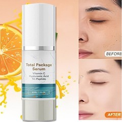 1-3pc Total Package Serum, All-In-One Vitamin C, Hyaluronic Acid, Peptides Serum