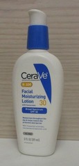 CeraVe AM Facial Moisturizing Lotion with SPF 30, 3 OZ No Box