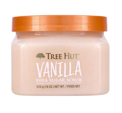 2Pack- Tree Hut Vanilla Shea Sugar Exfoliating & Hydrating Body Scrub, 18 oz