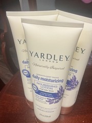 Lotion For Dry Skin 8oz Lot Of 3 Yardley London English Lavender Nourishing