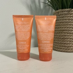 Clinique happy Body Cream & Body Wash -BUNDLE OF 2 -75ml/2.5 oz Ea – New No Box