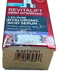 Loreal Revitalift Hyaluronic Acid Serum 1.5% Pure 0.5fl oz 15ml.