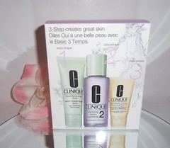 Clinique 3-Step Skin Care System Type 2 Dry Combination Skin 3pc Set Soap Lotion