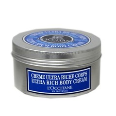 L&rsquo;OCCITANE SHEA BUTTER ULTRA RICH BODY CREAM FOR DRY AND SENSITIVE SKIN 200ML