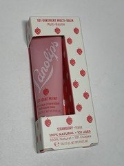 Lanolips 101 Ointment Balm Lips Hands 0.35 Oz. Full Sz Strawberry 100% Natural