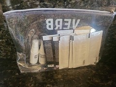 Verb Shampoo+Conditioner Travel Packs Set Samples,Ghost oil,shine+heat protect