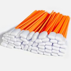 100pcs Foam Cleaning Swabs,Professional Lint Sponge Tip Lab Swab for Printer,