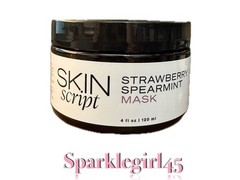 SKIN Script Strawberry Spearmint Mask 4oz/120mL. NEW! FRESH! SEALED! FREE SHIP!!