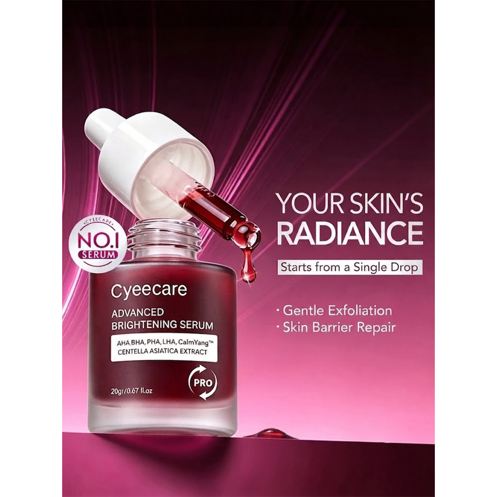 Cyeecare Peeling Solution Serum AHA Face Exfoliator Dark Spot Acne Marks Care