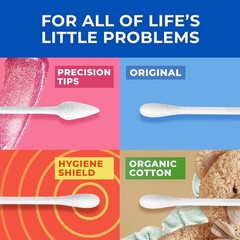 Pack of 1, 30 Count Q-tips Swabs Travel Pack, Blue