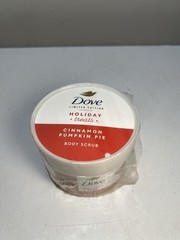 Dove Holiday Treats Limited Edition Cinnamon Pumpkin Pie Body Scrub 10.5oz ~ New