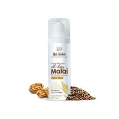 Nat Habit Flax Walnut Malai Face Moisturizer For Glowing Skin, Cold Cream 30gm