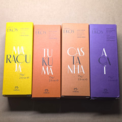 Natura Ekos Hand Cream Set of 4 Acai Castanha Tukuma Maracuja 2.6 oz