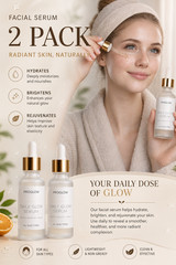 Evagloss Natural Skincare Dark Spot Serum with Kojic Acid (2 pack)