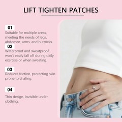 Instant Firming Lift Tape for Legs, Thigh & Buttock Pain-Free & Invisible Tapes