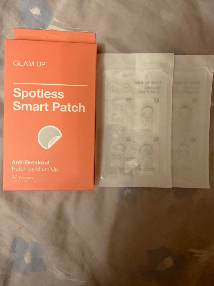 GLAM UP Spotless Smart Patch Hydrocolloid Acne Patches Waterproof Matte 36 ct