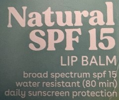 eos Organic Lip Balm SPF 15 Water-Resistant Balm, Pineapple/Coconut