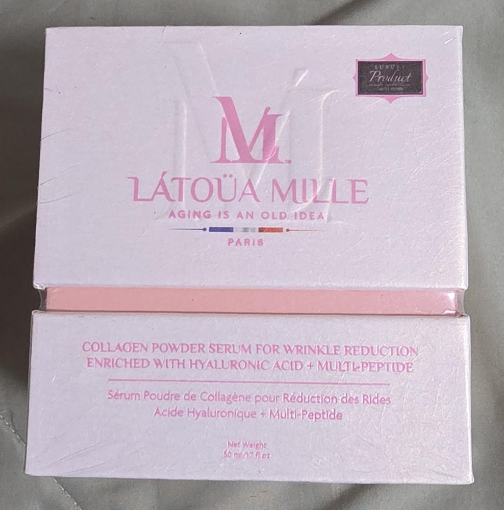 LÁTOUA MILLE Collagen Powder Serum Wrinkle Reduction HA Multi-Peptide 50 mL