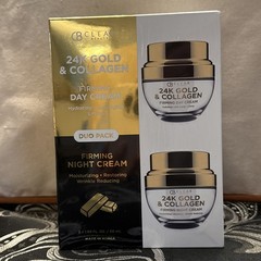 CB Clear 24K Gold & Collagen Day & Night Cream Duo Pack Full Size 1.69 oz each