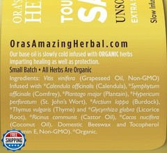 Ora&rsquo;s Amazing Herbal, Touchy Skin Salve, Eczema Cream Treatment, Anti-Itch Cr