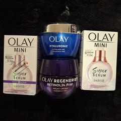 Olay Regenerist Retinol24 Max Mini Set Serum + Night Cream + Hyaluronic Gel