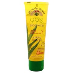 Lily of the Desert 99% Aloe Vera Gelly Soothing Skin Moisturizer Gel 4 oz New
