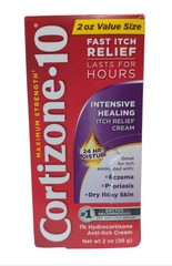 Cortizone 10 Max Strength Intensive Healing Itch Relief Cream 2oz 8/27 **Read**