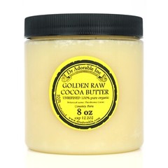GOLDEN UNREFINED COCOA BUTTER FRESH ORGANIC PURE 2 OZ 4 OZ 8 OZ 1 LB-UP TO 12LB
