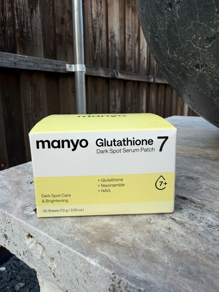 manyo Glutathione 7 Dark Spot Serum Patch 30 Sheets Brightening Niacinamide NAG